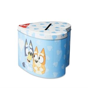 Bluey & Bingo Heart Valentines Tin with 24 cards!!